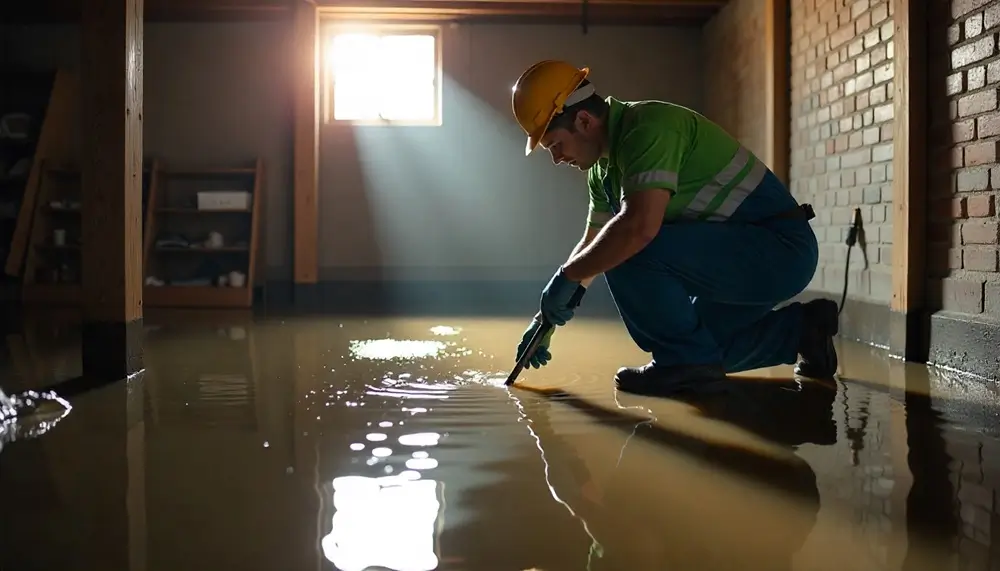 Professional water damage restoration services in Hertel, WI